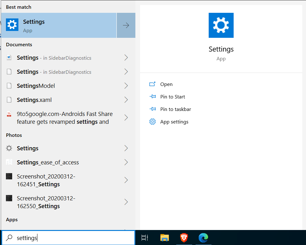 Modifier les applications par défaut Windows Rechercher les paramètres X
