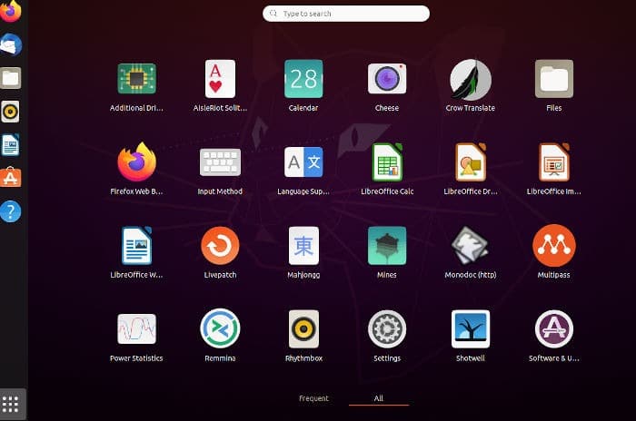 Umix Review Ubuntu Gnome Launcher