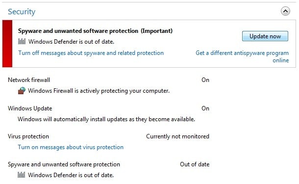 Windows 7 Spyware Defender 1