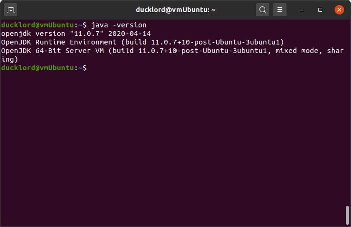 Installer Jre dans Ubuntu, relancer la version Java