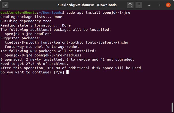 Installer Jre dans Ubuntu Installer un ancien Jdk