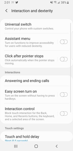 Accessibilité Android Répondre aux appels