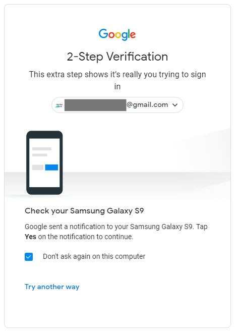 Clé de sécurité Android Vérifiez votre téléphone
