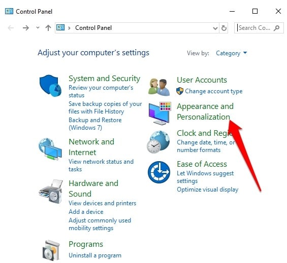 Installer Gérer les polices Panneau de configuration Windows 10 Personnalisation de l'apparence