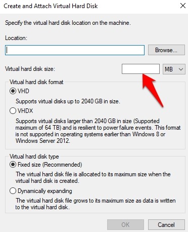 Mot de passe Protéger les fichiers Dossiers Windows 10 Vhd Size