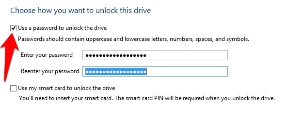 Mot de passe Protéger les fichiers Dossiers Windows 10 Bitlocker Drive Encryption Lecteurs de données fixes Activer le mot de passe Bitlocker