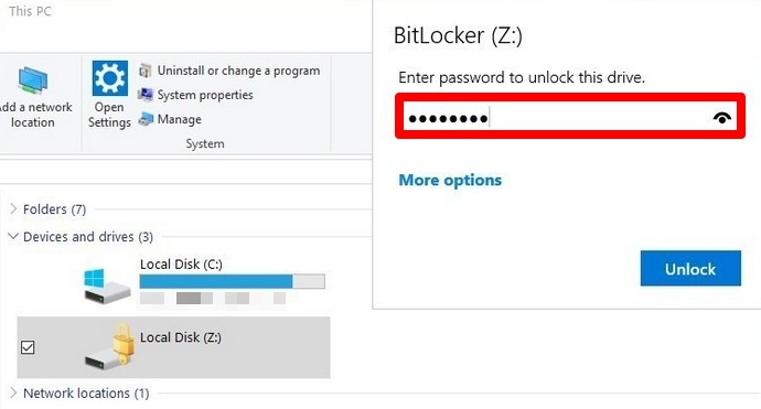 Mot de passe Protéger les fichiers Dossiers Windows 10 Dossier Vault Vhd Mount Se connecter