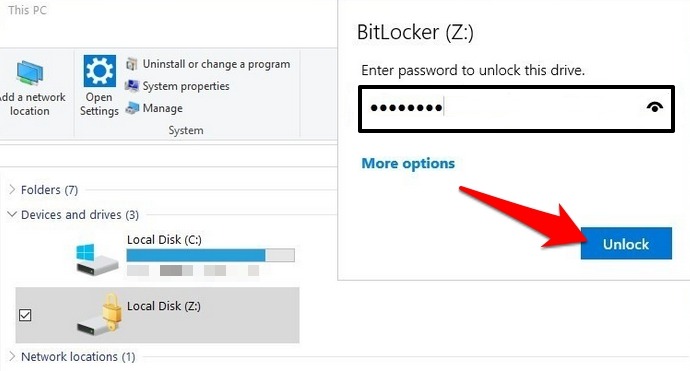 Mot de passe Protéger les fichiers Dossiers Windows 10 Dossier Vault Vhd Mount Connexion Déverrouiller