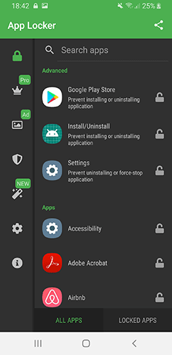 Meilleur casier d'application Android Applocker