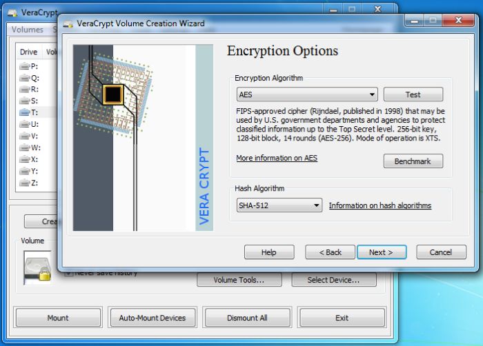 Crypter la clé USB Windows 10 Veracrypt