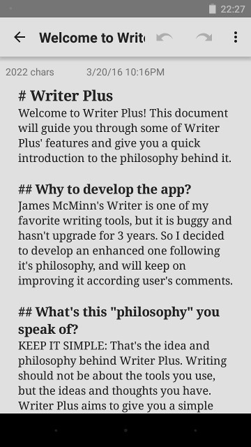 meilleures-applications-d'écriture-pour-android-writer-plus