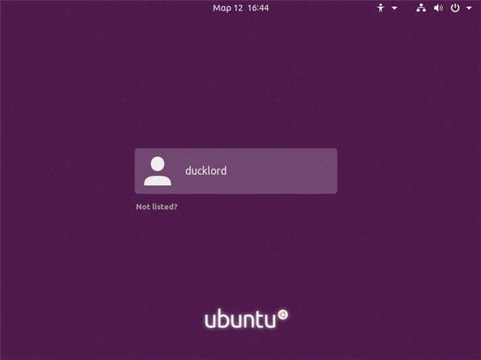 Redémarrez Ubuntu Desktop Gnome Retour à la connexion