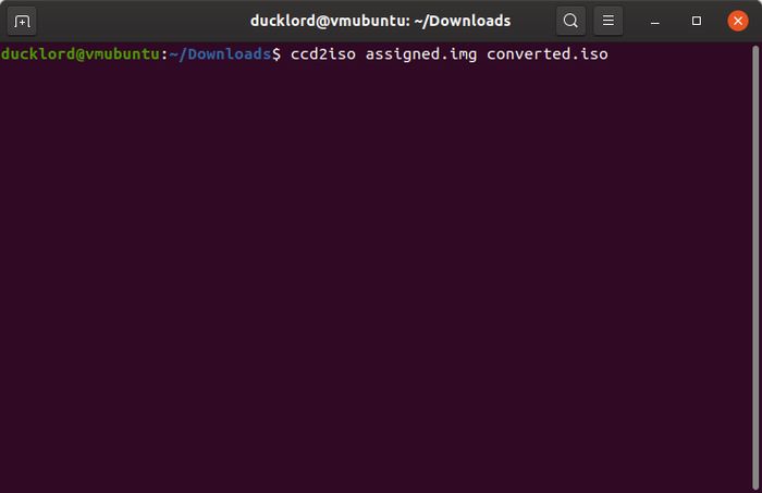 Linux Convertir Img en Iso Utilisation de Ccd2iso