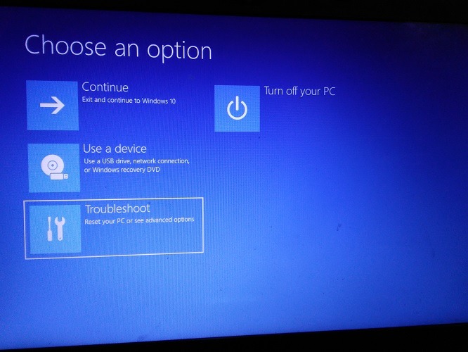 Dépannage de l'option Mode de démarrage avancé Windows 10