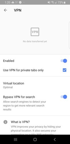 Emplacement de l'opéra VPN