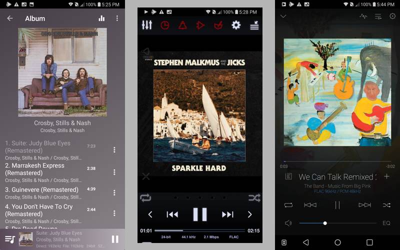 Applications audio haute résolution Android
