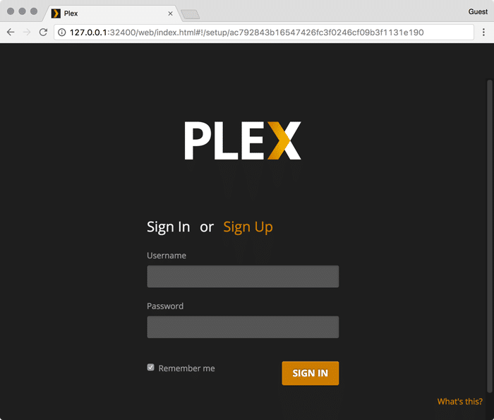 plex-server-log-in