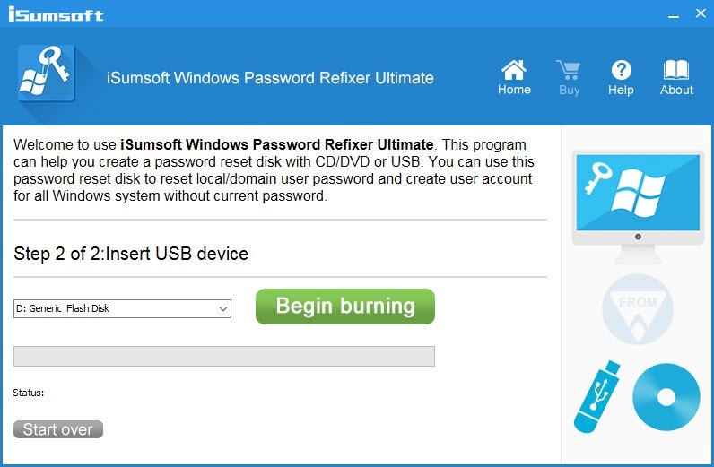 Isumsoft Windows Password Refixer Review Begin Burning Ultimate