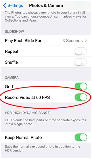 60fps-iphone6-enable-toggle