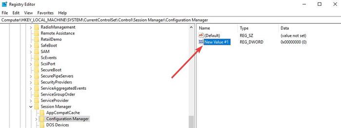 Restaurer la sauvegarde du registre Windows 10 Regedit Registry Key Configuration Manager Nouveau Dword Enableperiodicbackups