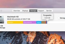 Utilisez l'espace purgeable de macOS Sierra pour optimiser l'espace du disque dur