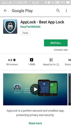 Masquer les applications sur Android avec AppLock