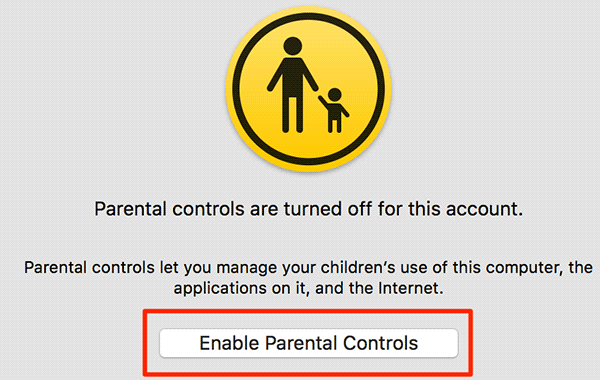 contrôle parental-activer