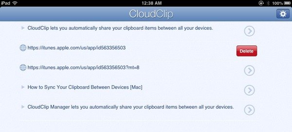 CloudClip est disponible pour iPhone, iPod Touch et iPad.