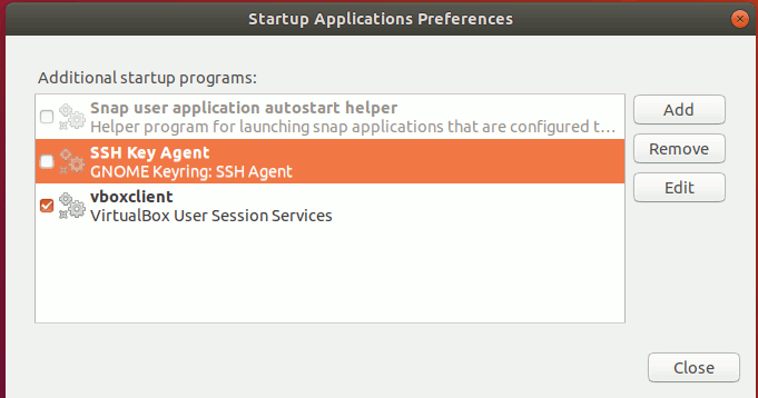 Ubuntu Décochez les applications de démarrage