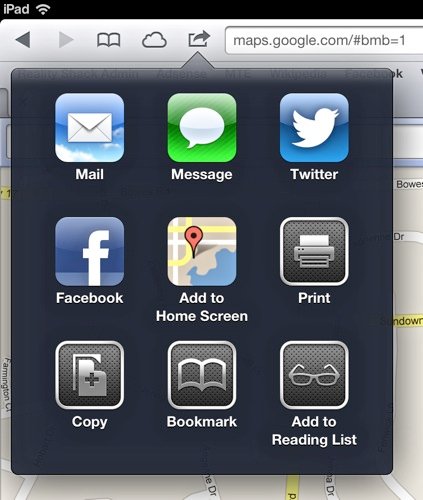 MapsApp-écran d'accueil