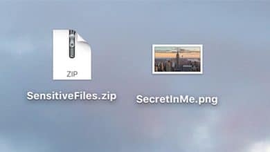 Comment masquer une archive ZIP dans un fichier image sur un Mac