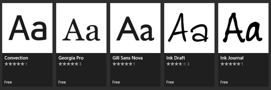store-fonts-selection