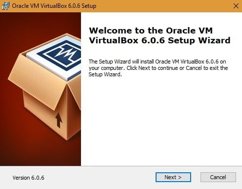Oracle Vm Virtualbox 6.0.6.  Assistant de configuration