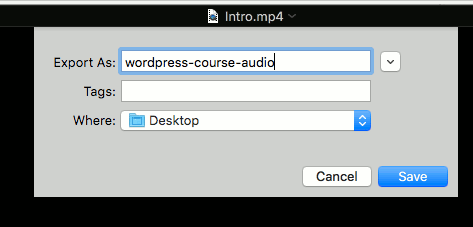 quicktime-save-exported-audio