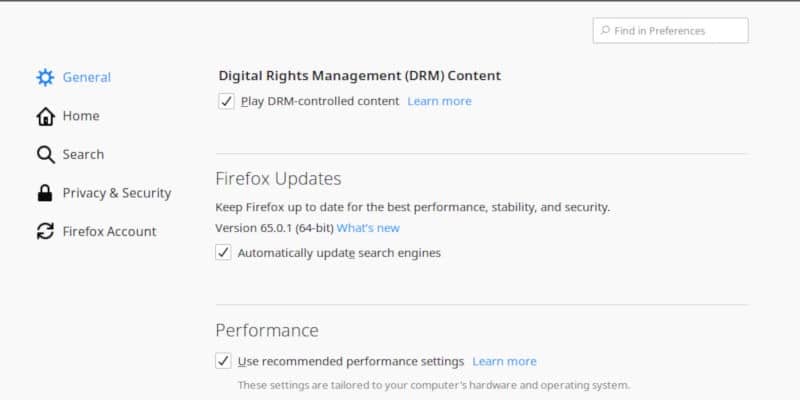 Activer les DRM sur Firefox