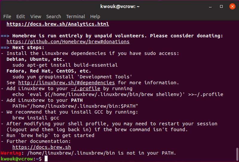 homebrew-linux-windows-installer