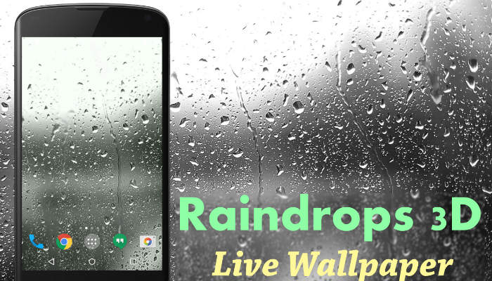 live-wallpaper-gouttes de pluie