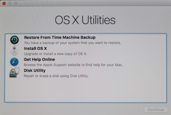 Configuration OSX