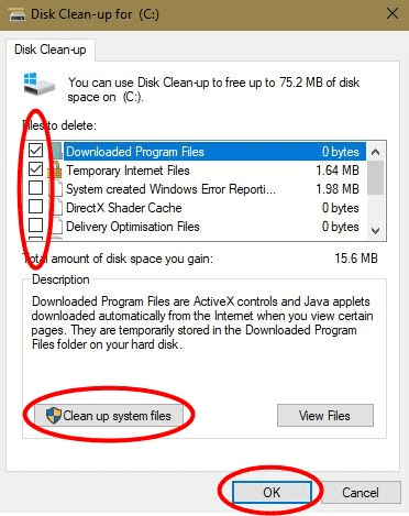 Windows-OS-run-faster-disk-clean-up