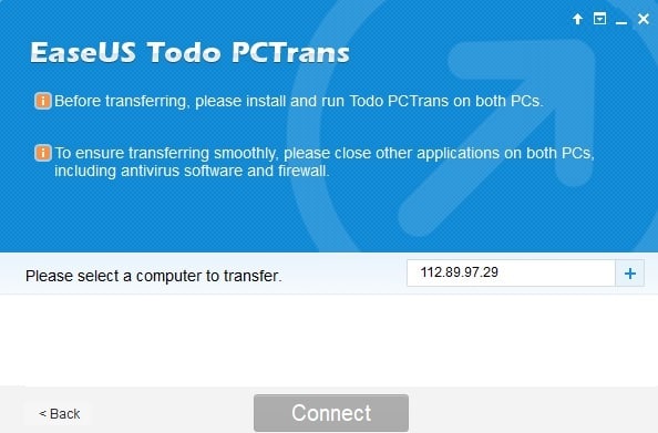Transfert de fichiers et programmes pour la solution EaseUS Todo PCTrans