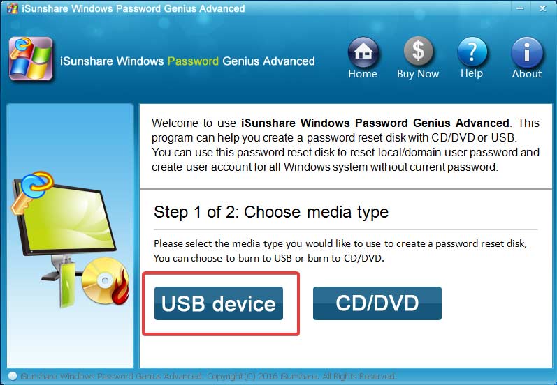 isunshare-password-genius-select-usb-device