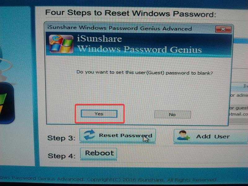 isunshare-password-genius-click-yes
