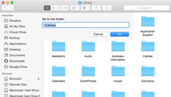 Bibliothèque-OSX-Go-To-Folde