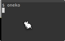 linux-fun-commandes-oneko