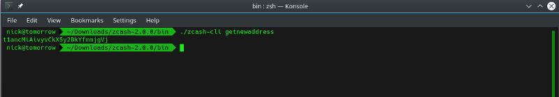 Obtenez votre adresse de portefeuille Zcash