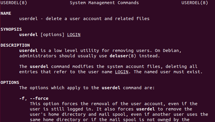 linux-userdel-man