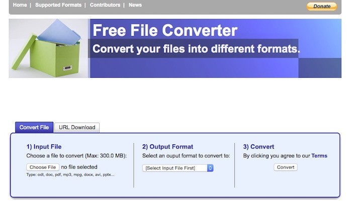Free File Converter - Convertissez vos fichiers dans différents formats.