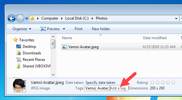 tag-files-in-windows-win7-enter-tags-in-details-pane
