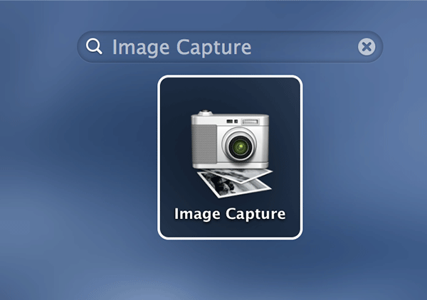 Lancer la capture d'images