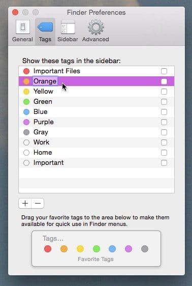 Étiquettes du Finder pour s'organiser dans OS X.